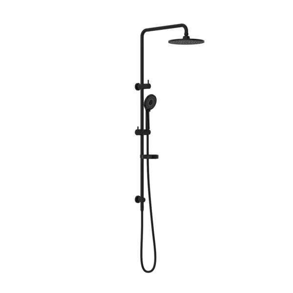 Nero Project Round Dual Shower Rail - Various Colours