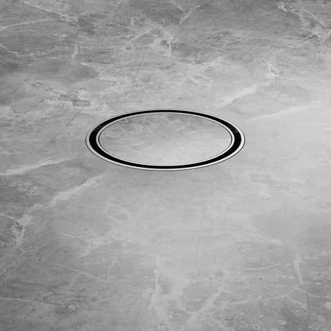 Round Tile Insert Shower Floor Waste 100x100mm - Various Colours