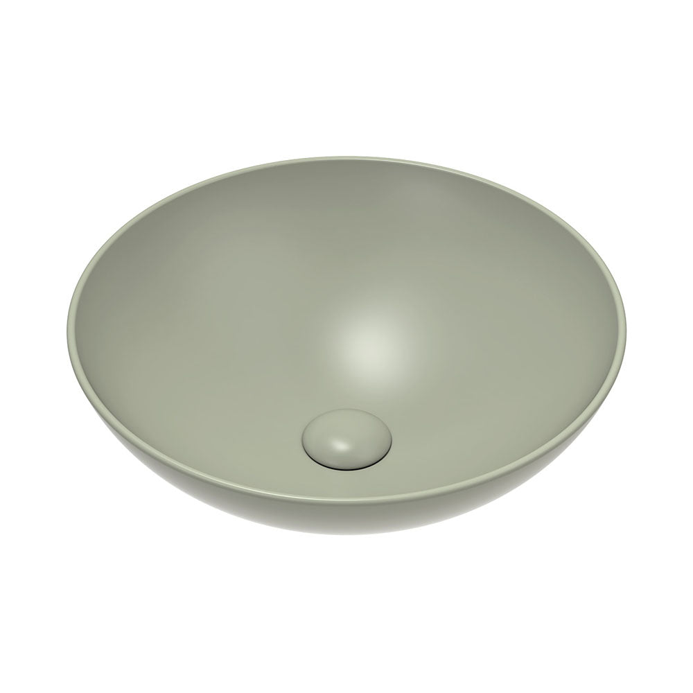 Axis Round Above Counter Ceramic Basin 400x400mm - Various Colours