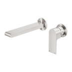 Nero Tapware WBM26 Bianca Wall Basin/Bath Mixer Set (Separate Backplate) with 187mm Reach Spout - Various Colours