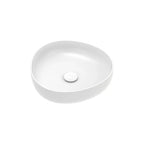 Pebble Above Counter Ceramic Basin 400x395mm - Various Colours