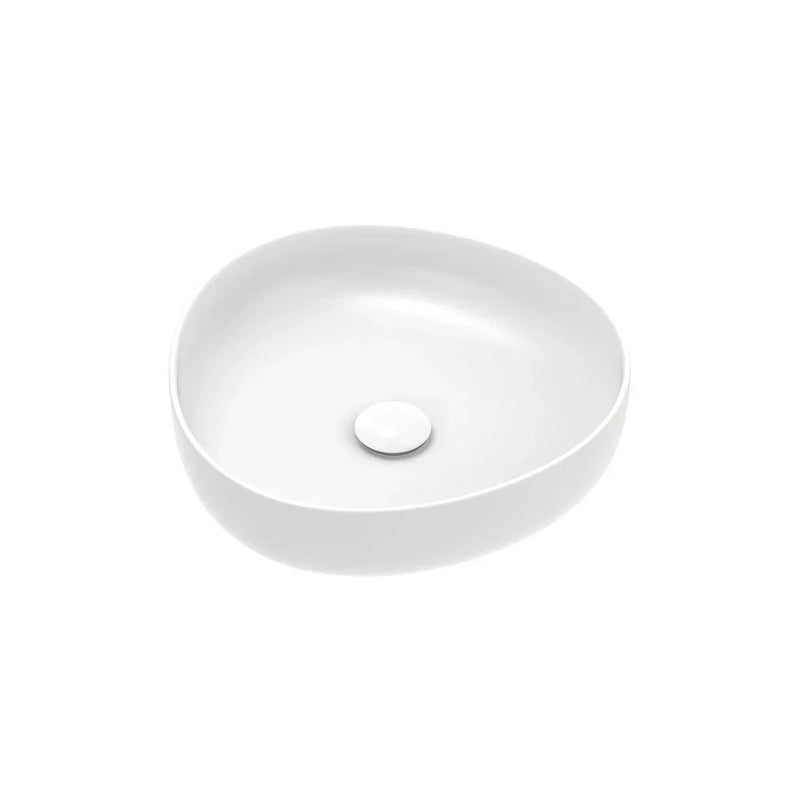 Pebble Above Counter Ceramic Basin 400x395mm - Various Colours