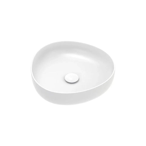 Pebble Above Counter Ceramic Basin 400x395mm - Various Colours