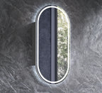 Arched Shape LED Mirror Cabinet with Demister 450x900mm - Various Colours