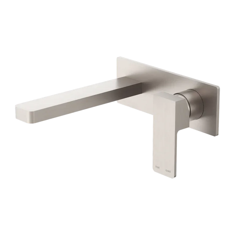 Nero Tapware WBM09 Celia Square Wall Basin/Bath Mixer Set with Spout - Various Colours