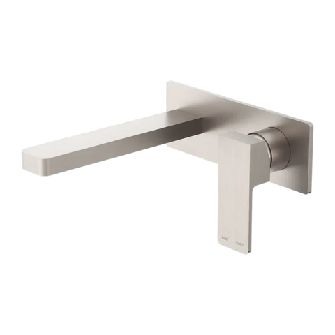 Nero Tapware WBM09 Celia Square Wall Basin/Bath Mixer Set with Spout - Various Colours