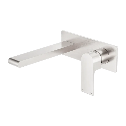 Nero Tapware WBM27 Bianca Wall Basin/Bath Mixer Set with 187mm Reach Spout - Various Colours