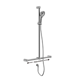 Mecca Care T Bar Grab Rail and Adjustable Rail Shower - Various Colours