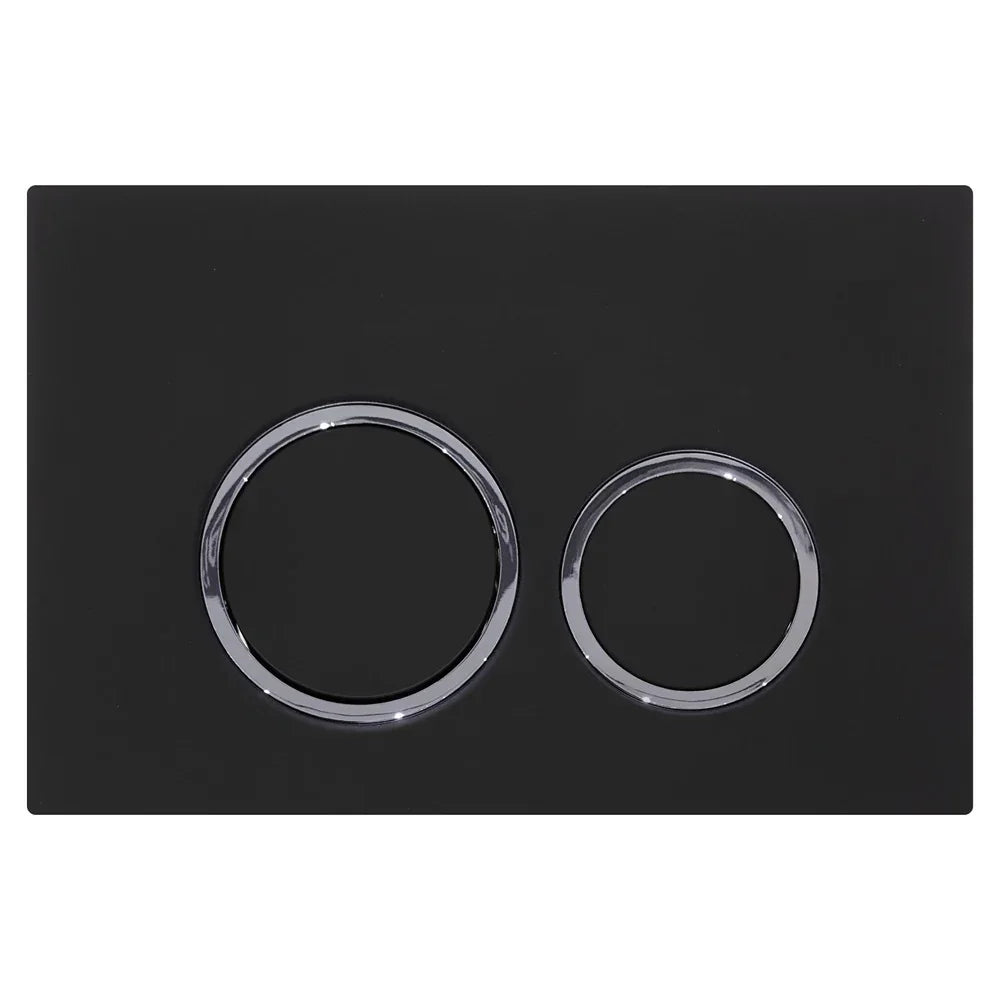 R&T In Wall Package - Tornado Rimless Floor Pan, Inwall Cistern and Button