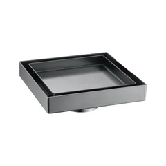 Low Profile Square Tile Insert Shower Floor Waste 133x133mm - Various Colours