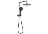 Round Compact Dual Shower Rail - Various Colours