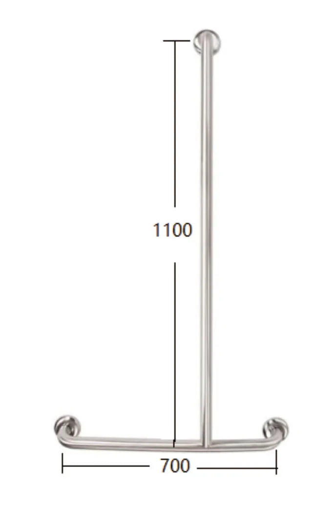 CARE Grab Rail T Bar Left/Right Hand Side - Various Colours