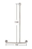 CARE Grab Rail T Bar Left/Right Hand Side - Various Colours