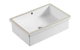 Nimbus Rectangular Undermount Ceramic Basin 500 x 350mm /600 x 350mm - Gloss White