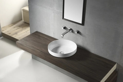 BM Round Semi-Inset Basin 360x360mm - Various Colours