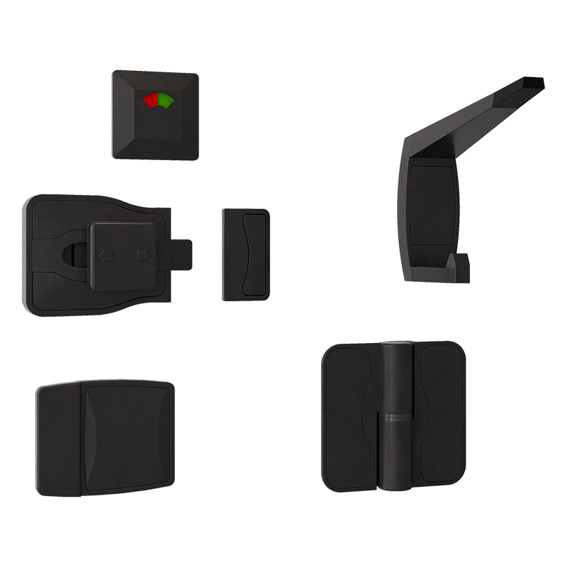 Moda Spring Kit in Designer Black - MODASP-RH3-MODA-MH-MB-BLK (Right Hand)