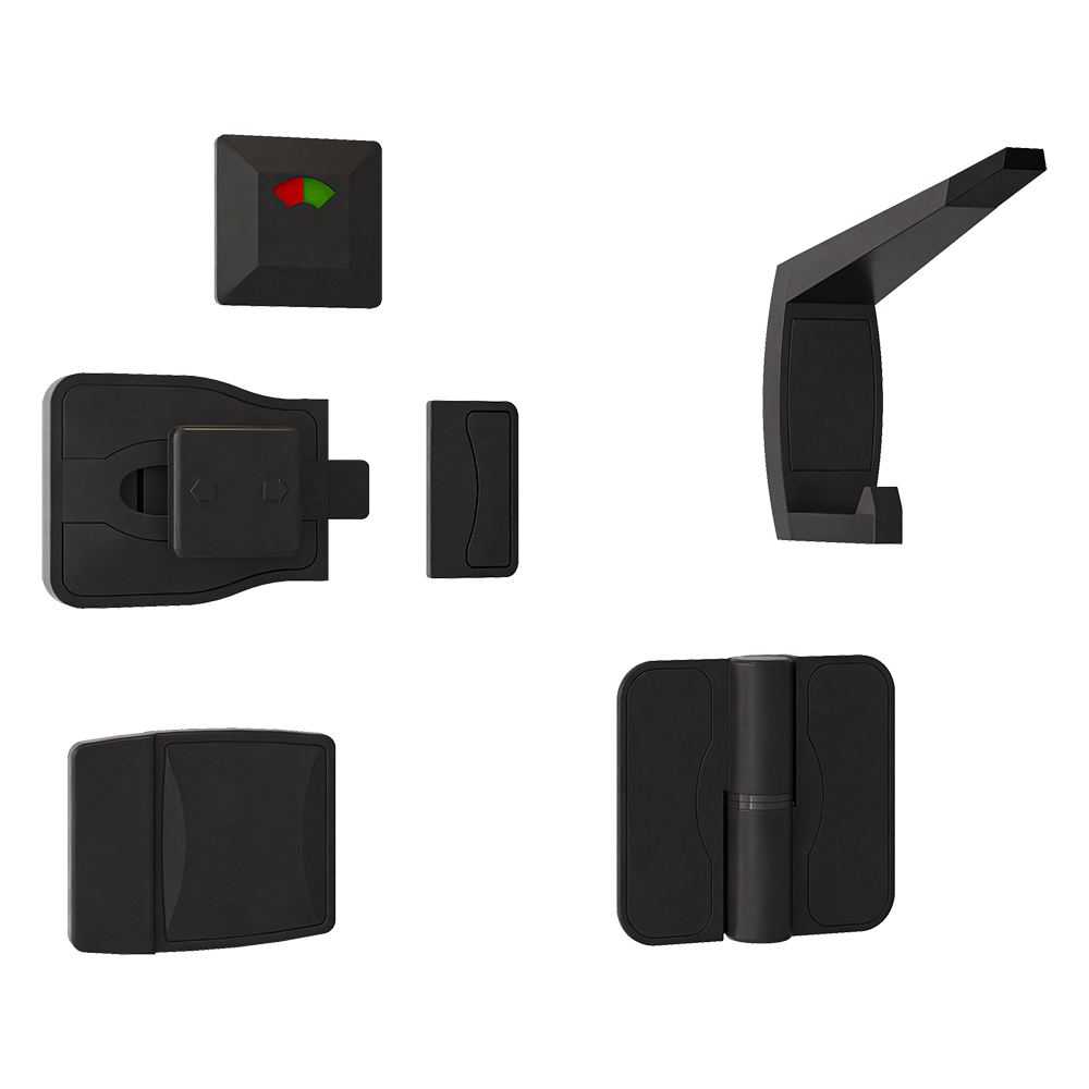 Moda Spring Kit in Designer Black - MODASP-LH3-MODA-MH-MB-BLK (Left Hand)