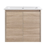 BV76WH Slimline (360mm depth) Woodgrain Wall Hung Vanity - 600 / 750 / 900mm