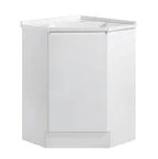 BV41 Gloss White Freestanding Corner Vanity
