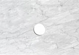 Otti Natural Carrara Stone Flat Vanity Top - Various Sizes