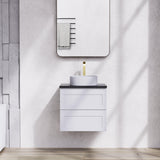 BV19WH Matte White Shaker Fingerpull Wall Hung Vanity - 600 / 750 / 900 / 1200 /1500mm