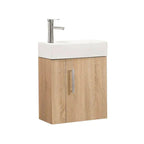 BV33WH Compact Wall Hung Vanity 500x250mm - Tmber Veneer