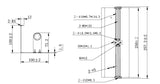 Double Toilet Roll Holder with Shelf - Stainless Steel