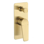 SMD12 Soft Square Shower / Bath Mixer with Diverter - Various Colours