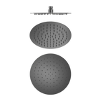 Thin Round Overhead Shower Head 250mm (Stainless Steel Made) - Various Colours
