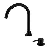 BM29 Mecca Hob Mounted Basin / Bath / Kitchen / Laundry Mixer Curved Swivel Spout - Various Colours