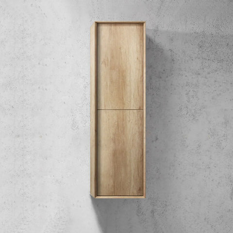 Fingerpull Wall Hung Tallboy & Storage Cabinet - 350x300x1200mm - Various Colours