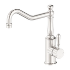 York Kitchen / Laundry Sink Mixer Hook Spout With Metal / Porcelain White Lever - Various Colours