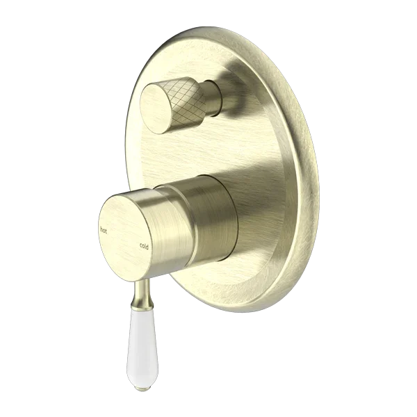 SMD33 Vintage Shower / Bath Mixer with Diverter - Various Handles and Colours (Mix & Match)