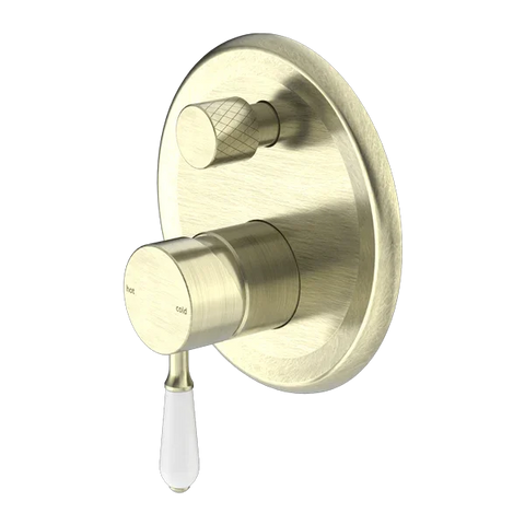 SMD33 Vintage Shower / Bath Mixer with Diverter - Various Handles and Colours (Mix & Match)