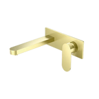 Nero Tapware WBM25 Ecco Oval Wall Basin/Bath Mixer Set with Spout - Various Colours
