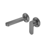 WBM14 Ecco Oval Wall Basin/Bath Mixer Set (Separate Backplate) with Spout - Various Colours