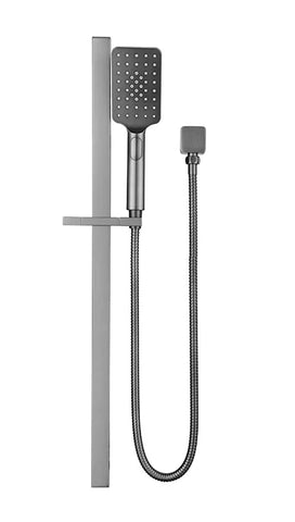 Slim Square Rail Shower - Various Colours