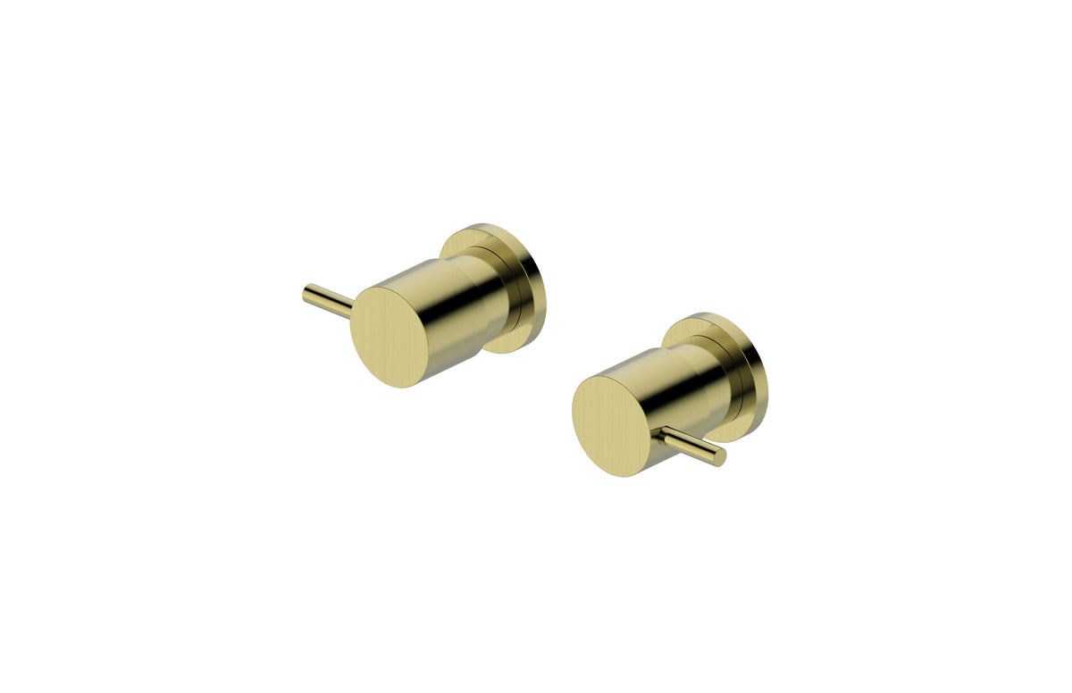 Pin Handle Shower/Bath Wall Top Assembly (Quarter Turn) - Various Colours