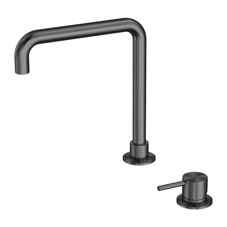 Nero Tapware BM28 Mecca Hob Mounted Basin / Bath Mixer / Kitchen / Laundry Square Swivel Spout - Various Colours