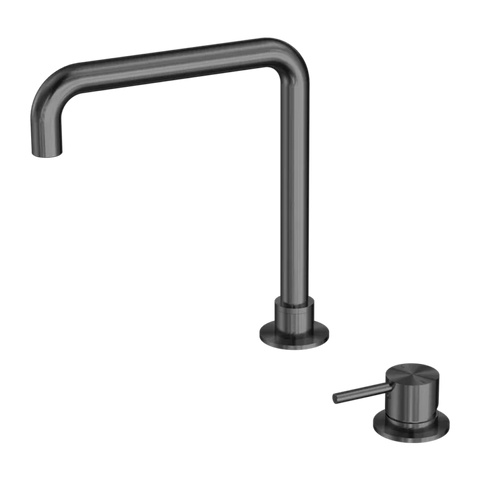 Nero Tapware BM28 Mecca Hob Mounted Basin / Bath Mixer / Kitchen / Laundry Square Swivel Spout - Various Colours