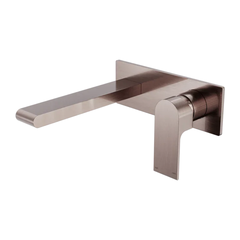 Nero Tapware WBM27 Bianca Wall Basin/Bath Mixer Set with 187mm Reach Spout - Various Colours