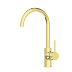 Side Lever Gooseneck Kitchen / Laundry Sink Mixer - Various Colours