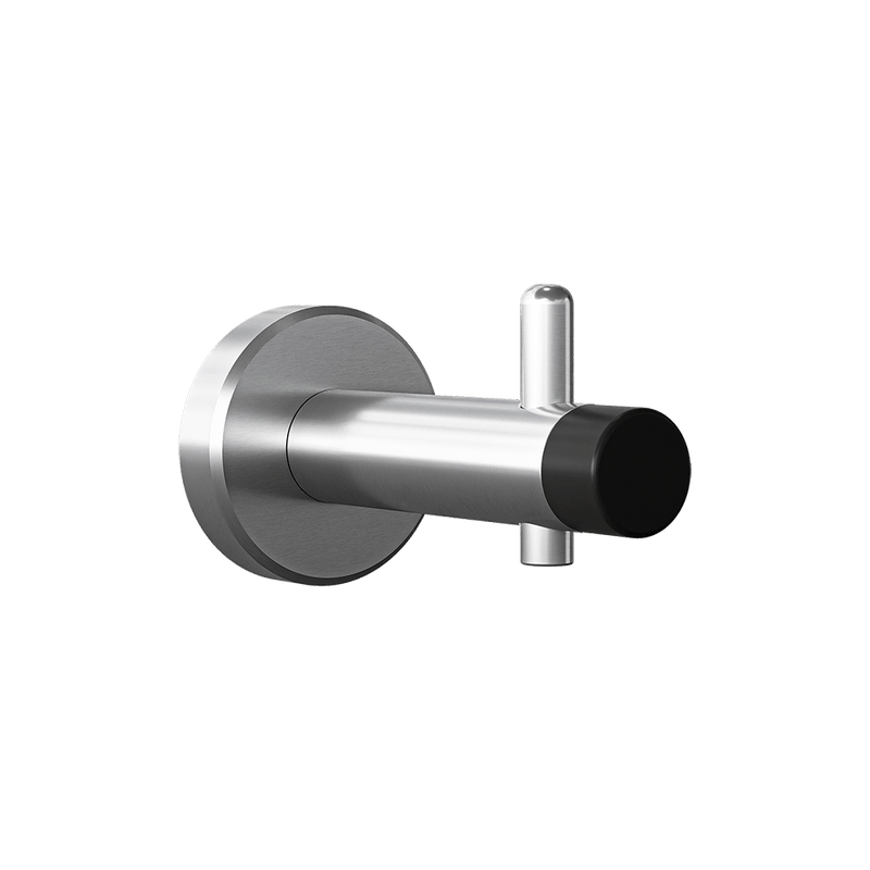 Coat Hook with Bumper in Satin Stainless Steel - 700_COATHOOK_SS