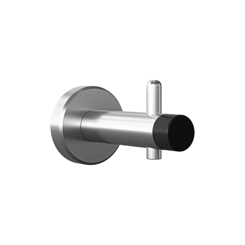 Coat Hook with Bumper in Satin Stainless Steel - 700_COATHOOK_SS