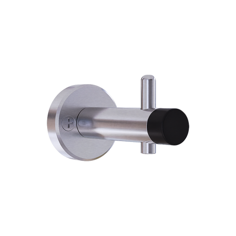Heavy Duty Coat Hook with Bumper in Stainless Steel - 700_HDCOATHOOK_SS