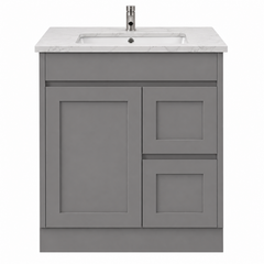 BV52 (460mm Depth) Matt Grey Shaker Freestanding Vanity - 600 / 750 / 900 / 1200 / 1500 / 1800mm