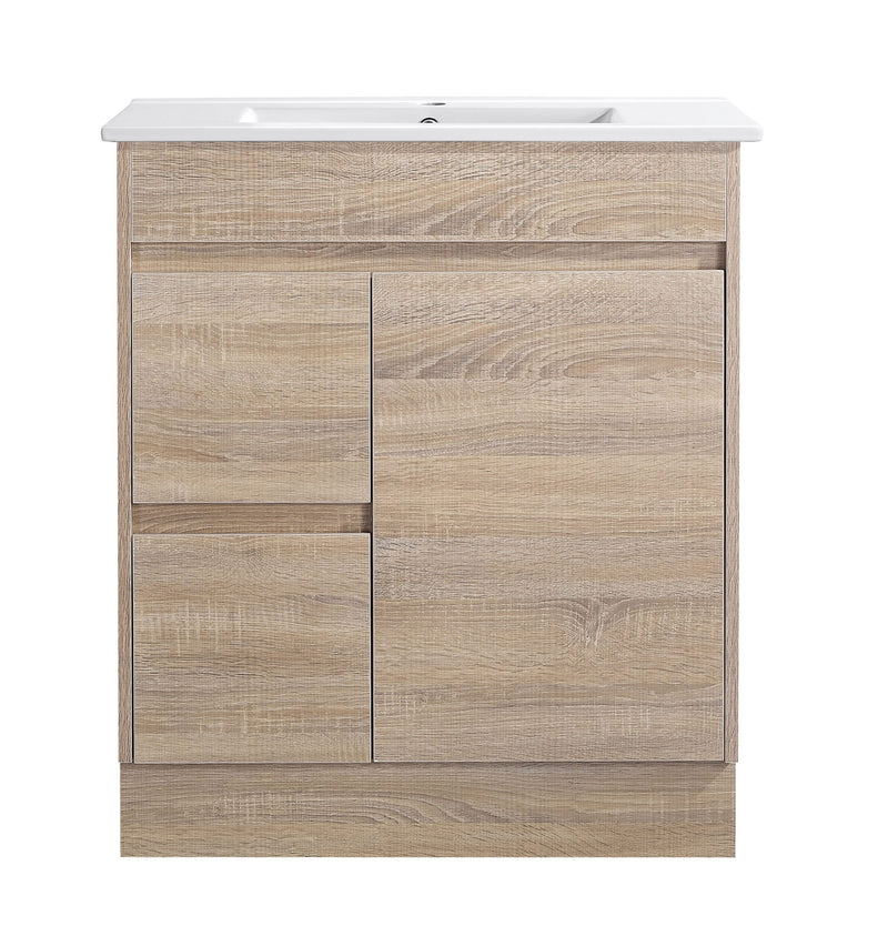 BV77 Slimline (360mm Depth) Woodgrain Freestanding Vanity - 600 / 750 / 900mm
