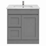 BV52 (460mm Depth) Matt Grey Shaker Freestanding Vanity - 600 / 750 / 900 / 1200 / 1500 / 1800mm