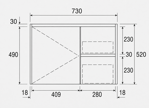 BV03WH Gloss White Fingerpull Wall Hung Vanity - 600 / 750 / 900 / 1200 / 1500 / 1800mm