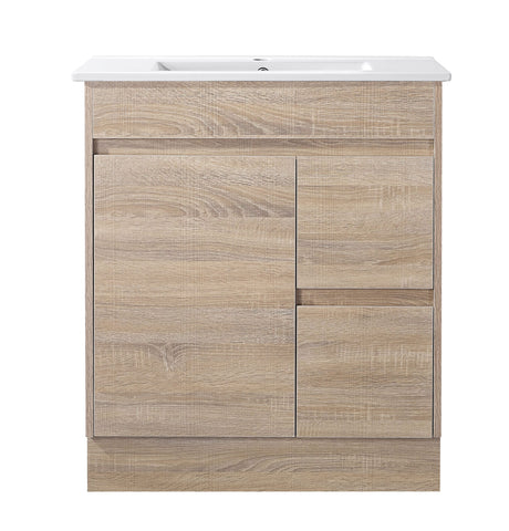 BV77 Slimline (360mm Depth) Woodgrain Freestanding Vanity - 600 / 750 / 900mm